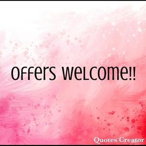 Offers and bundles welcome!